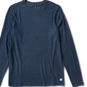 Vuori Long-Sleeve Strato Tech Tee - XL - Navy